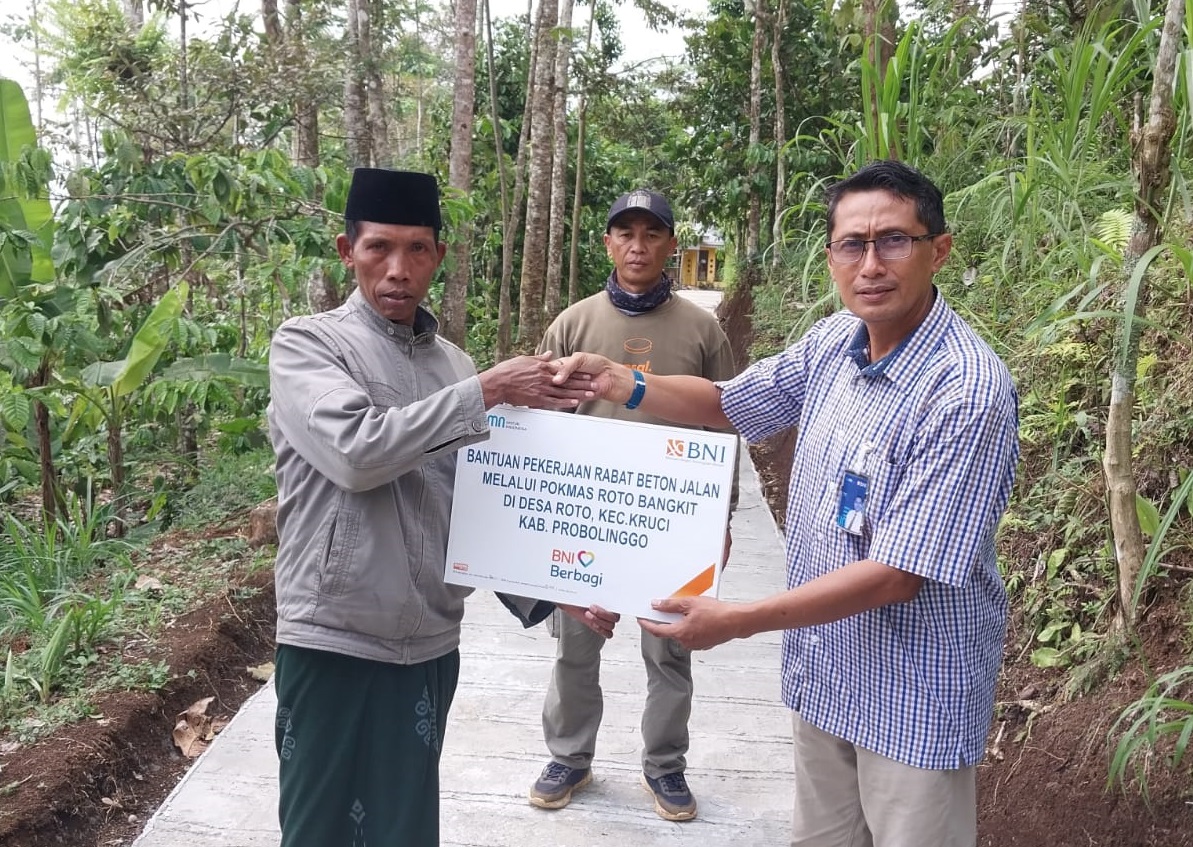 BNI Bantu Perbaikan Infrastruktur, Dorong Pertumbuhan Ekonomi di Desa