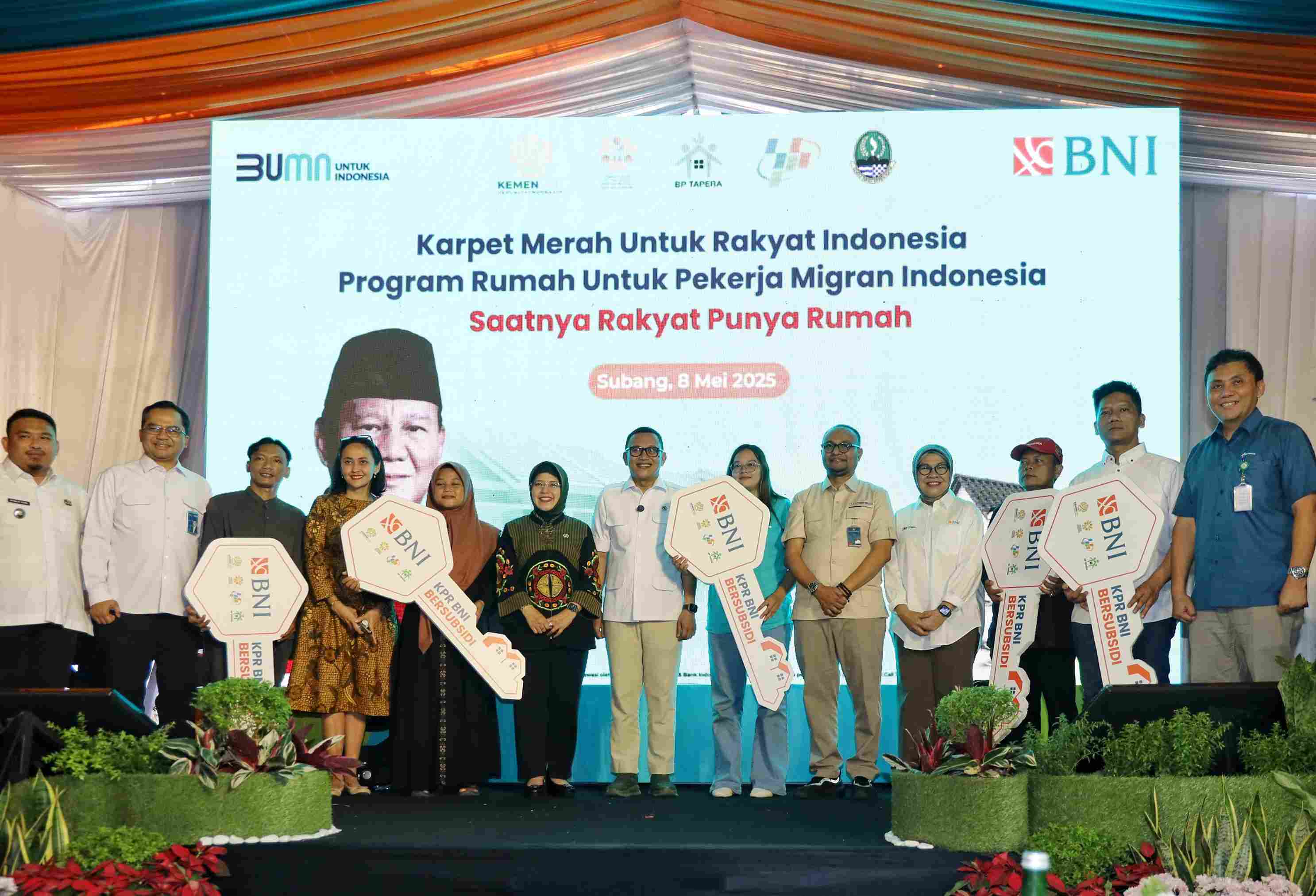 KPR Terjangkau bagi PMI Hadir dari Kolaborasi BNI dengan Kementerian PKP, KP2MI, dan BP Tapera